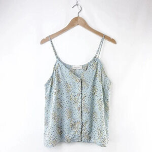 Saints & Hearts Floral Spaghetti StrapTank Top Size L